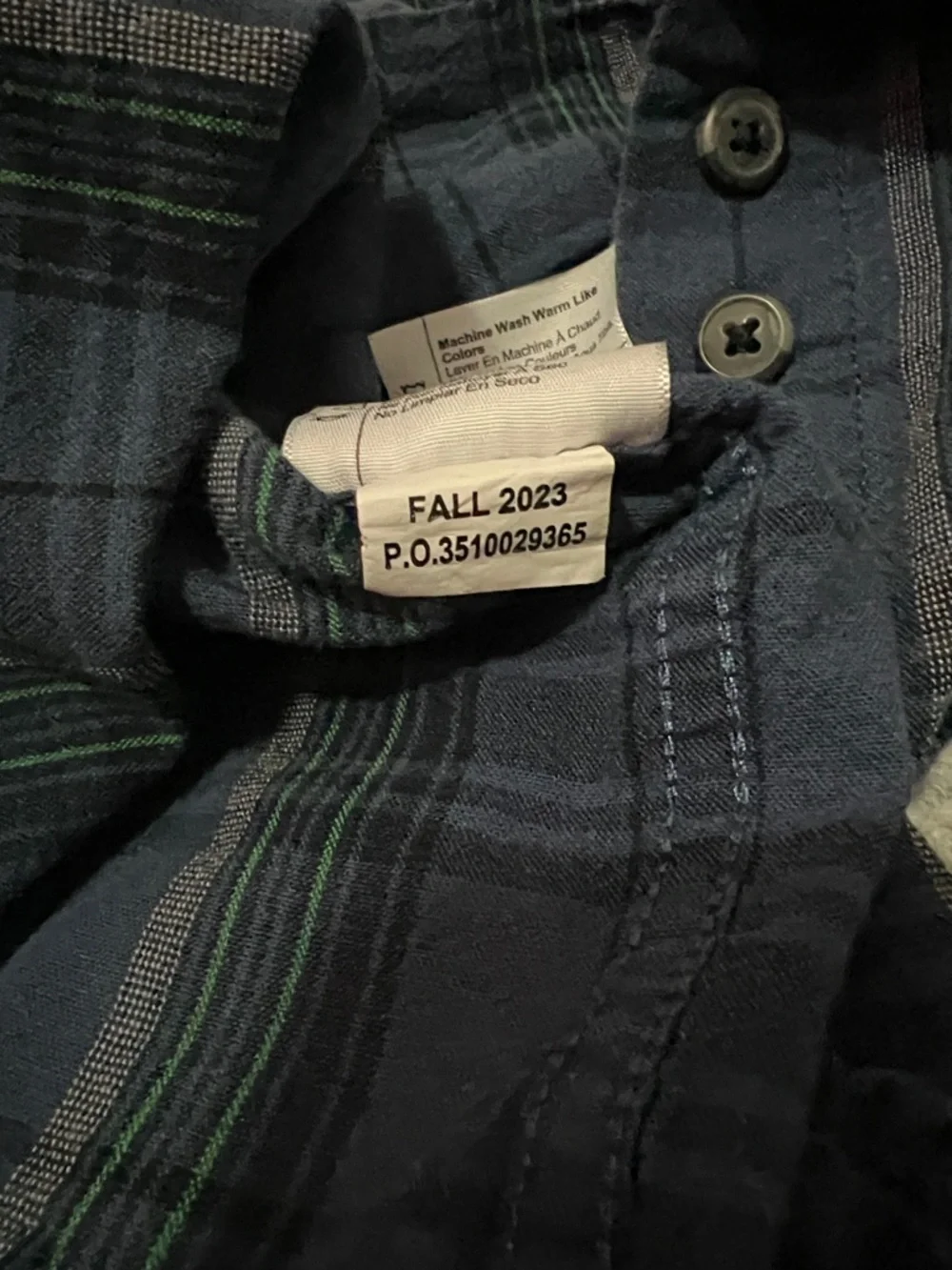 Carhartt TW4447 Men's Loose Fit Midweight Chambray Plaid Long Sleeve Shirt XL - Picture 8 of 12